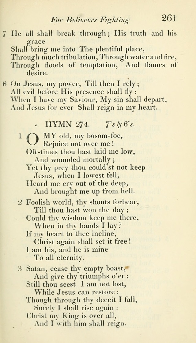 A Collection of Hymns, for the Use of the People Called Methodists, with a Supplement page 263