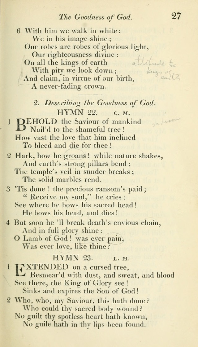 A Collection of Hymns, for the Use of the People Called Methodists, with a Supplement page 29