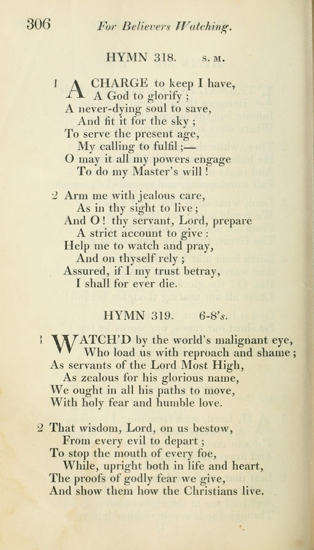 A Collection of Hymns, for the Use of the People Called Methodists, with a Supplement page 308