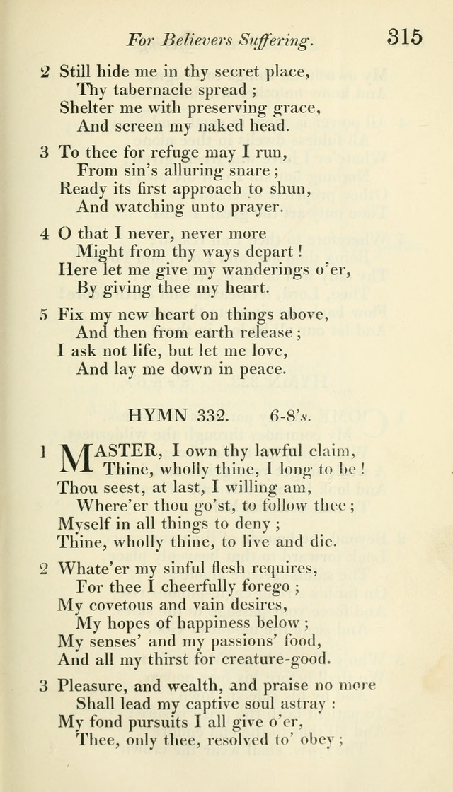 A Collection of Hymns, for the Use of the People Called Methodists, with a Supplement page 317