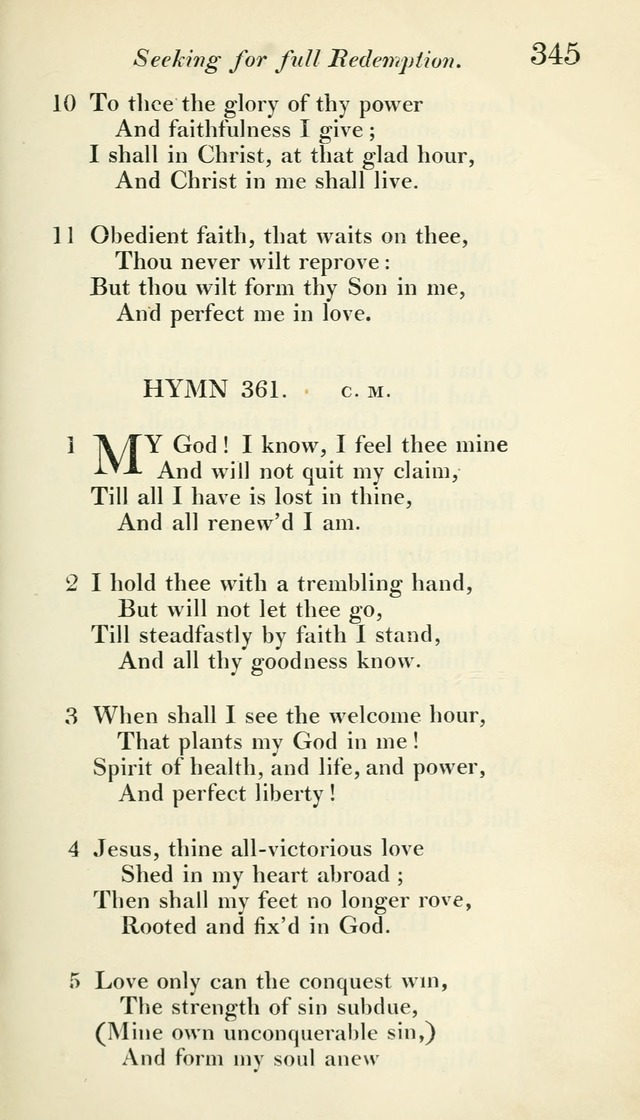 A Collection of Hymns, for the Use of the People Called Methodists, with a Supplement page 347