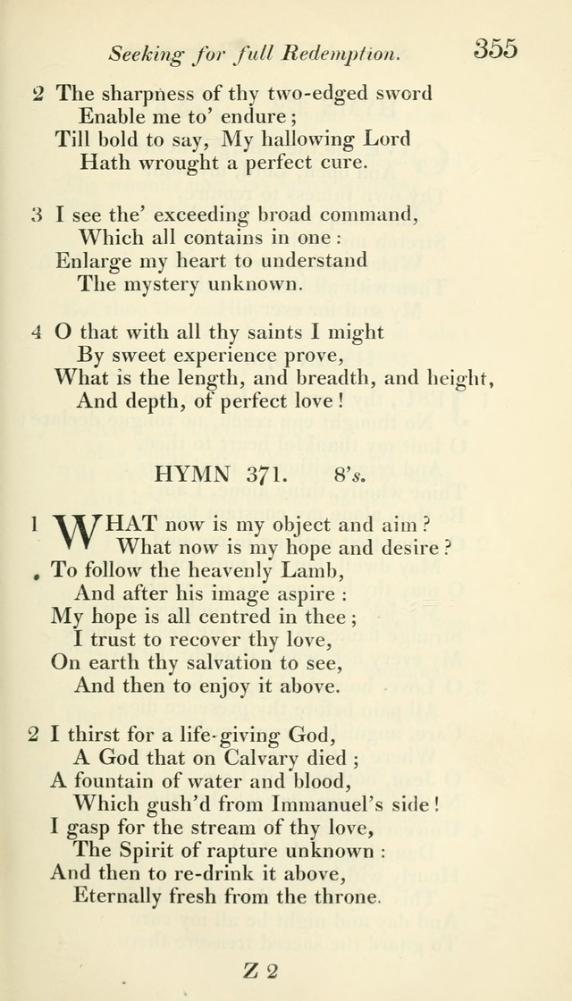 A Collection of Hymns, for the Use of the People Called Methodists, with a Supplement page 357
