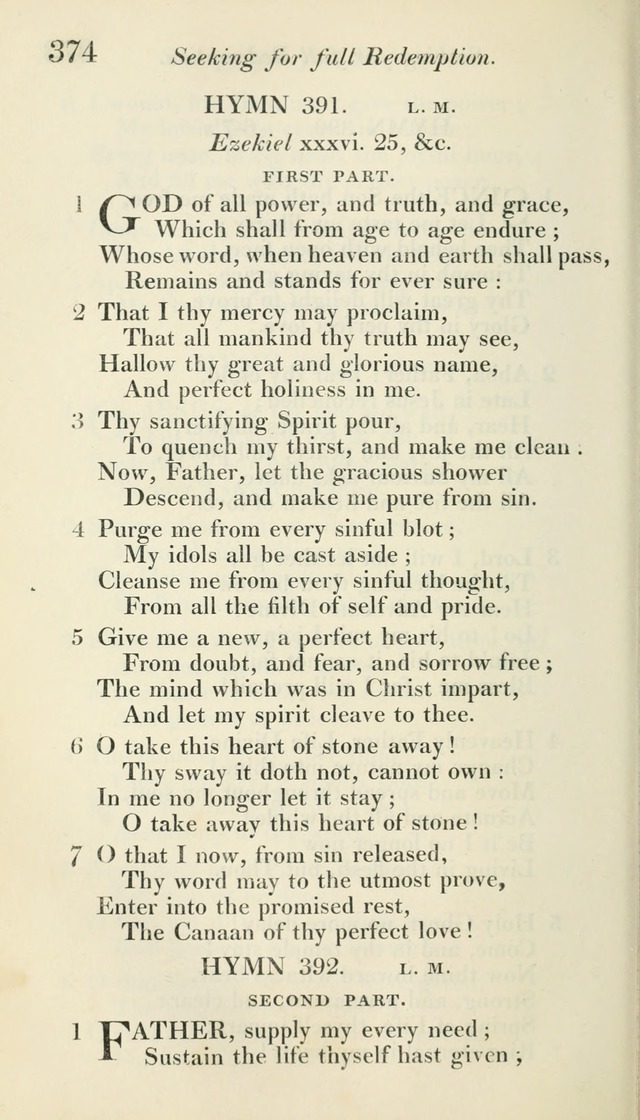 A Collection of Hymns, for the Use of the People Called Methodists, with a Supplement page 376