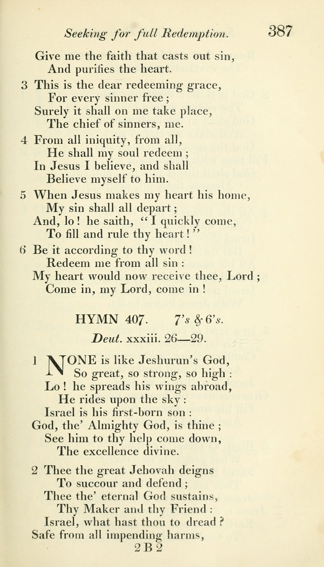 A Collection of Hymns, for the Use of the People Called Methodists, with a Supplement page 389
