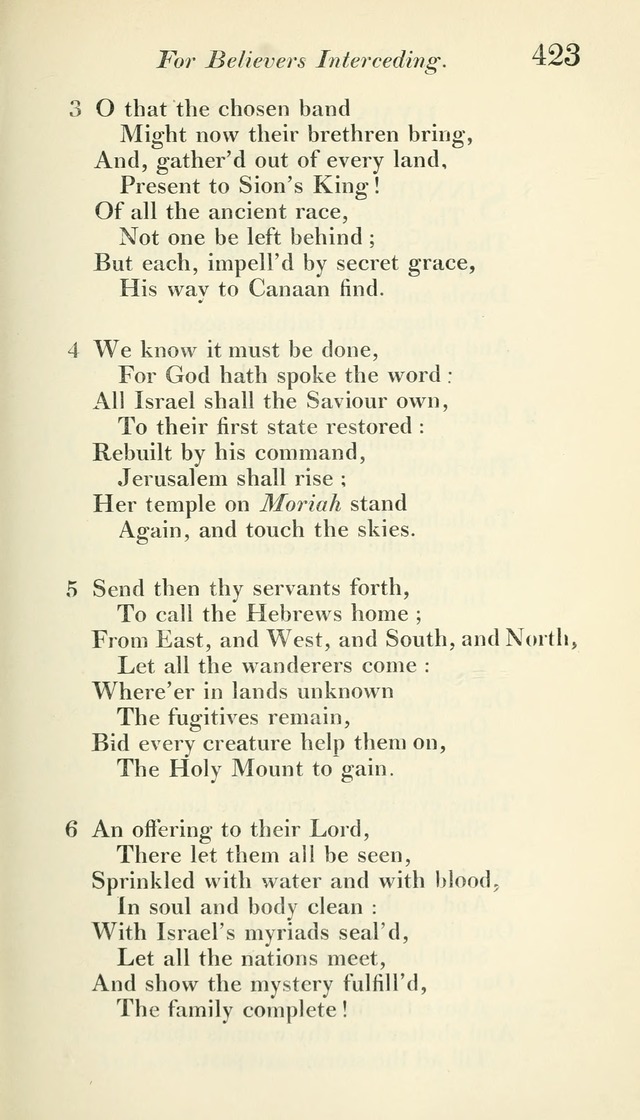 A Collection of Hymns, for the Use of the People Called Methodists, with a Supplement page 425