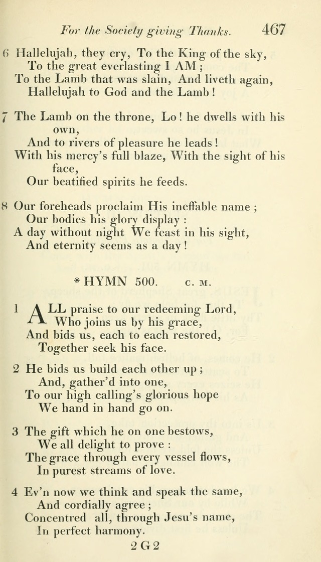 A Collection of Hymns, for the Use of the People Called Methodists, with a Supplement page 469