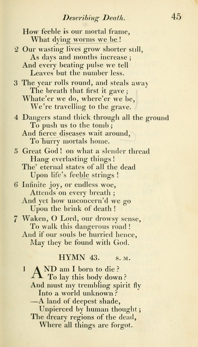 A Collection of Hymns, for the Use of the People Called Methodists, with a Supplement page 47