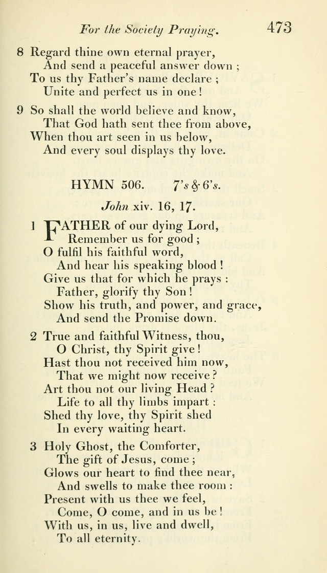A Collection of Hymns, for the Use of the People Called Methodists, with a Supplement page 475
