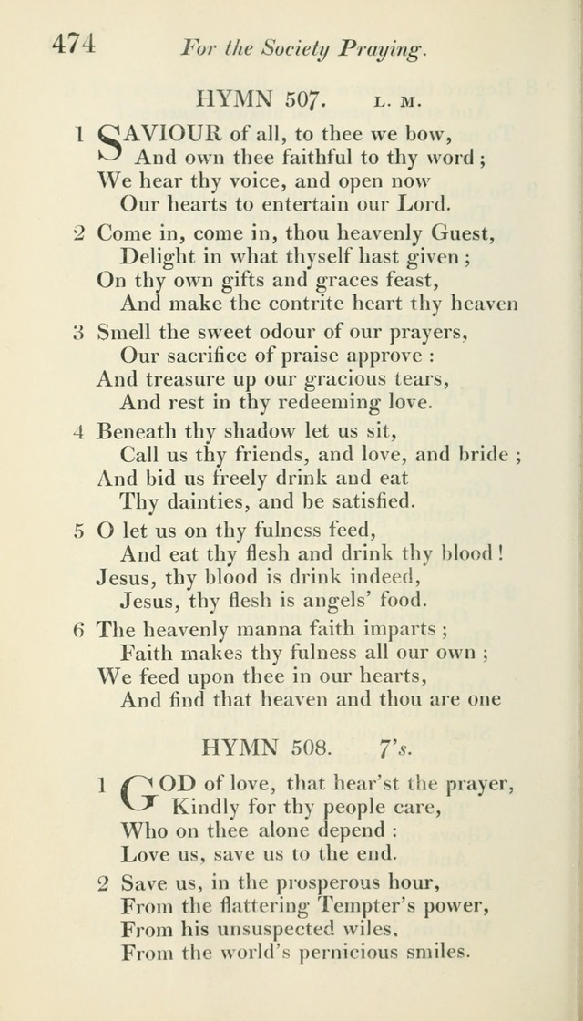 A Collection of Hymns, for the Use of the People Called Methodists, with a Supplement page 476
