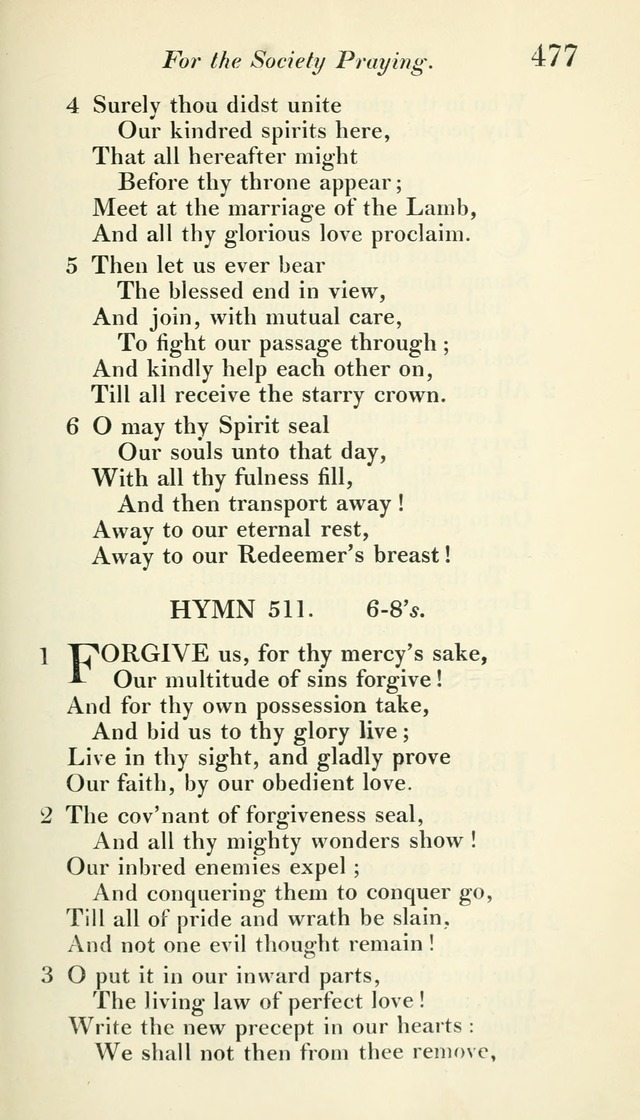 A Collection of Hymns, for the Use of the People Called Methodists, with a Supplement page 479