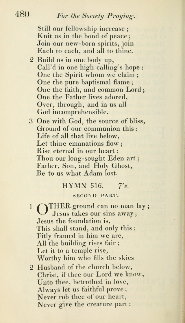 A Collection of Hymns, for the Use of the People Called Methodists, with a Supplement page 482