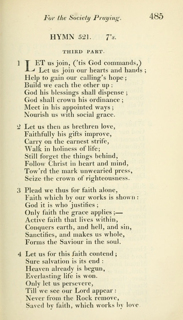 A Collection of Hymns, for the Use of the People Called Methodists, with a Supplement page 487