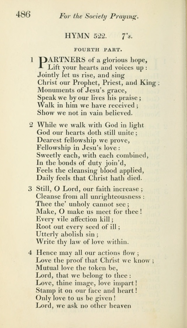 A Collection of Hymns, for the Use of the People Called Methodists, with a Supplement page 488