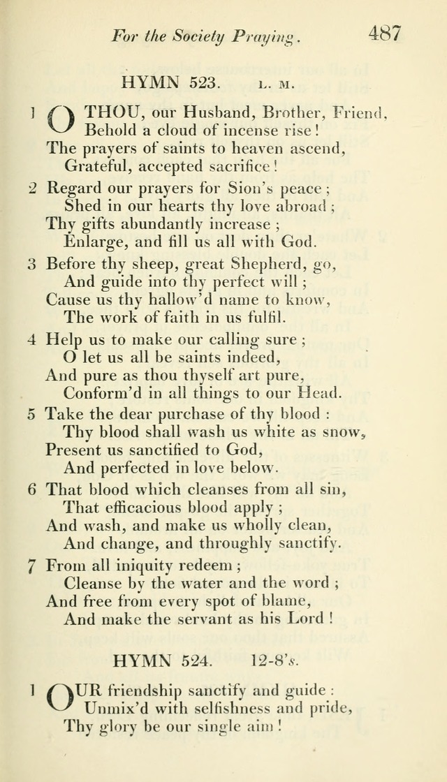 A Collection of Hymns, for the Use of the People Called Methodists, with a Supplement page 489