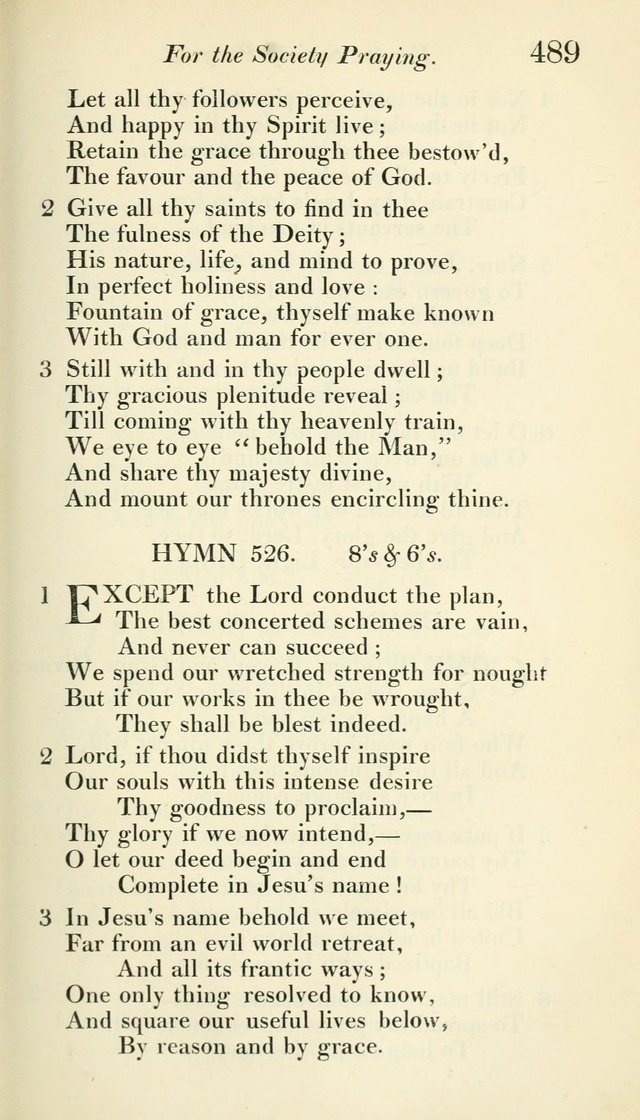A Collection of Hymns, for the Use of the People Called Methodists, with a Supplement page 491
