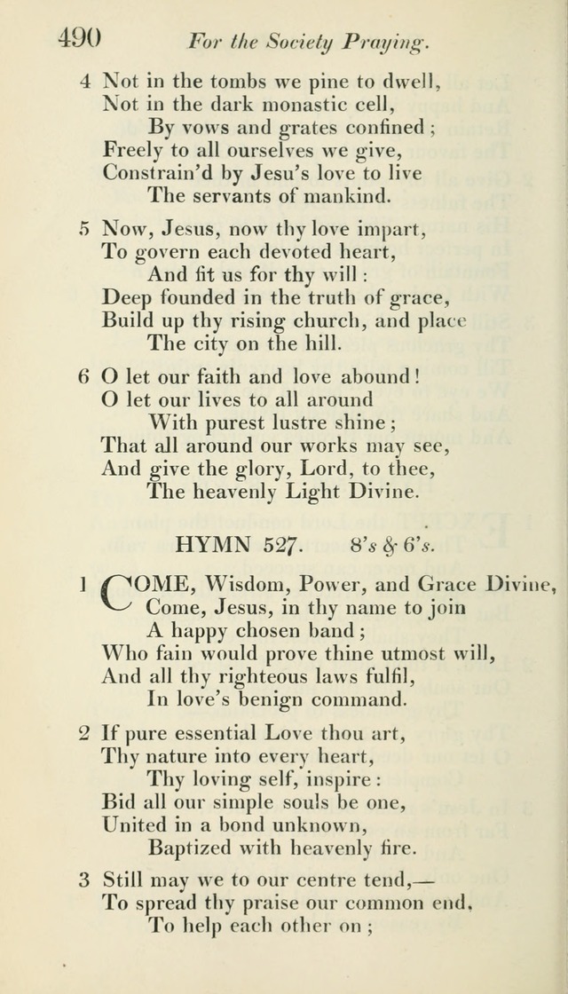 A Collection of Hymns, for the Use of the People Called Methodists, with a Supplement page 492