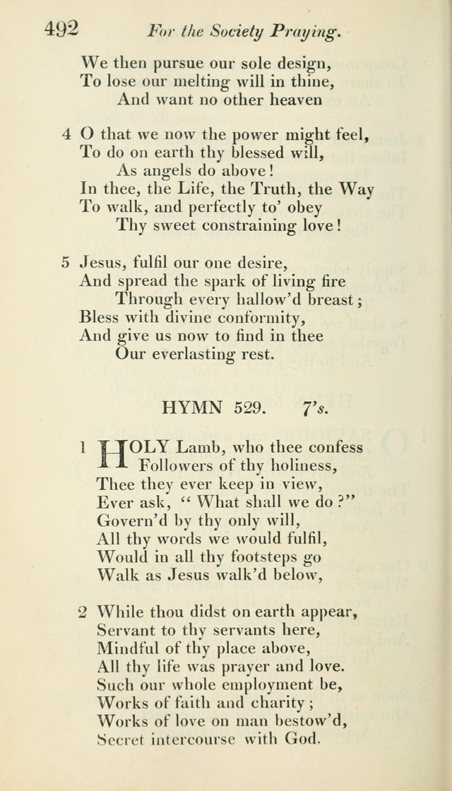 A Collection of Hymns, for the Use of the People Called Methodists, with a Supplement page 494