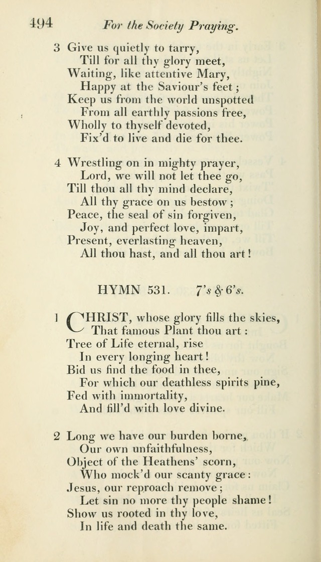 A Collection of Hymns, for the Use of the People Called Methodists, with a Supplement page 496