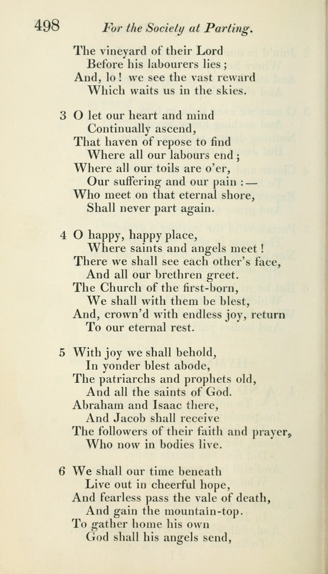 A Collection of Hymns, for the Use of the People Called Methodists, with a Supplement page 500