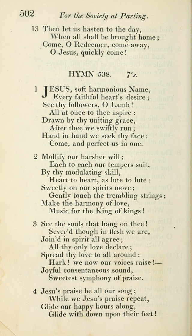 A Collection of Hymns, for the Use of the People Called Methodists, with a Supplement page 504