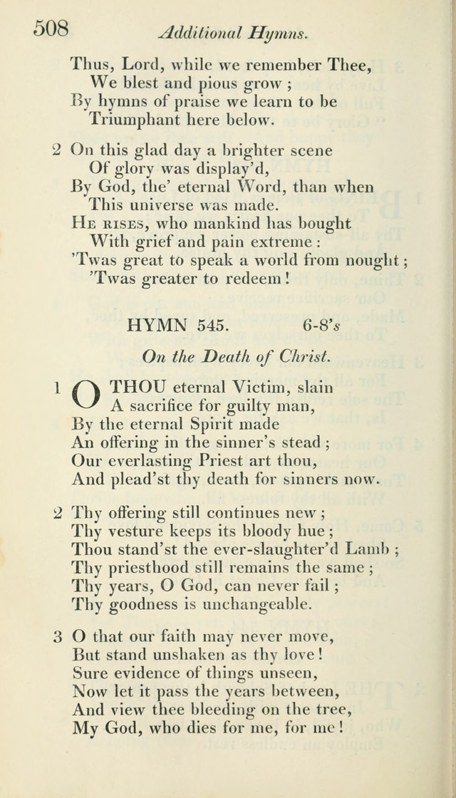 A Collection of Hymns, for the Use of the People Called Methodists, with a Supplement page 510