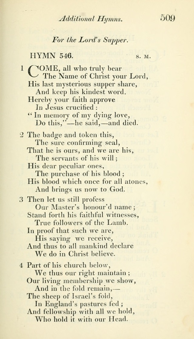 A Collection of Hymns, for the Use of the People Called Methodists, with a Supplement page 511
