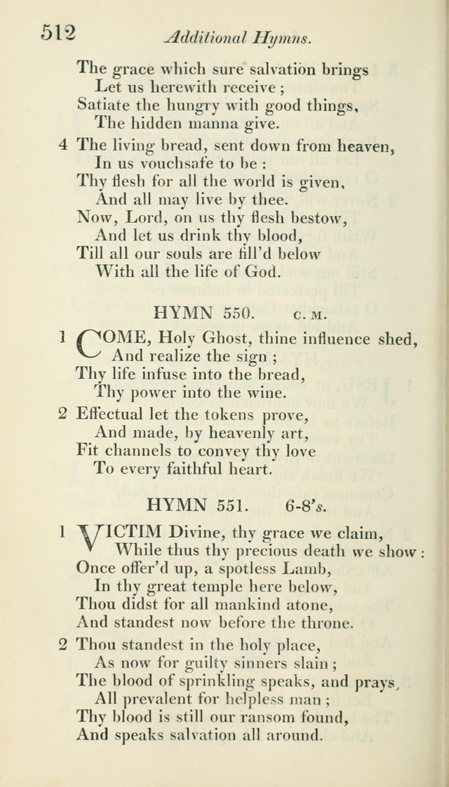 A Collection of Hymns, for the Use of the People Called Methodists, with a Supplement page 514