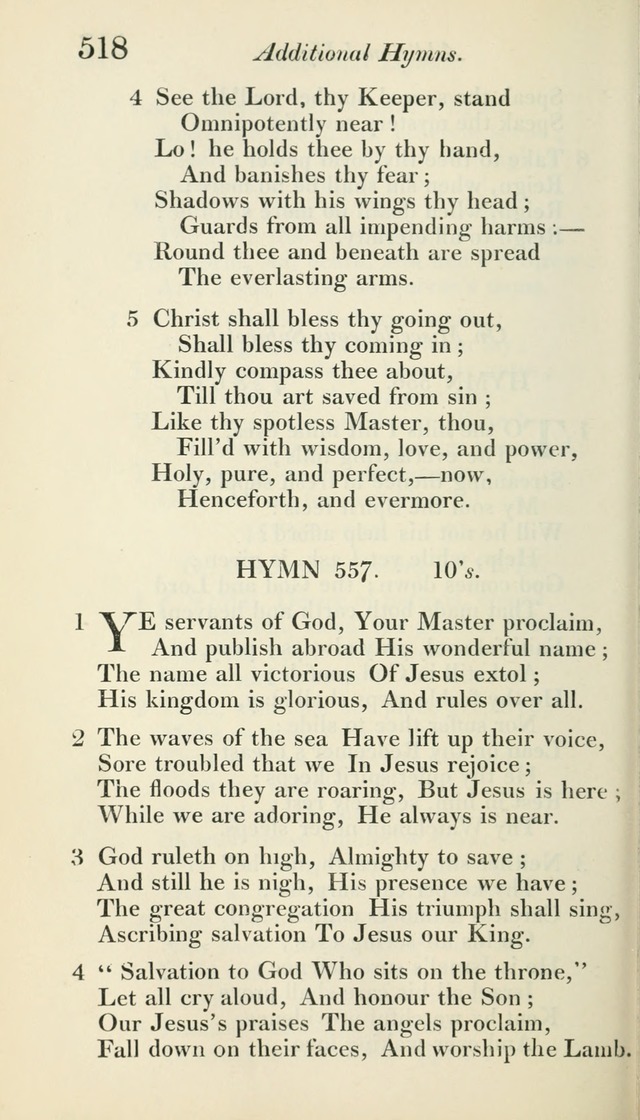 A Collection of Hymns, for the Use of the People Called Methodists, with a Supplement page 520