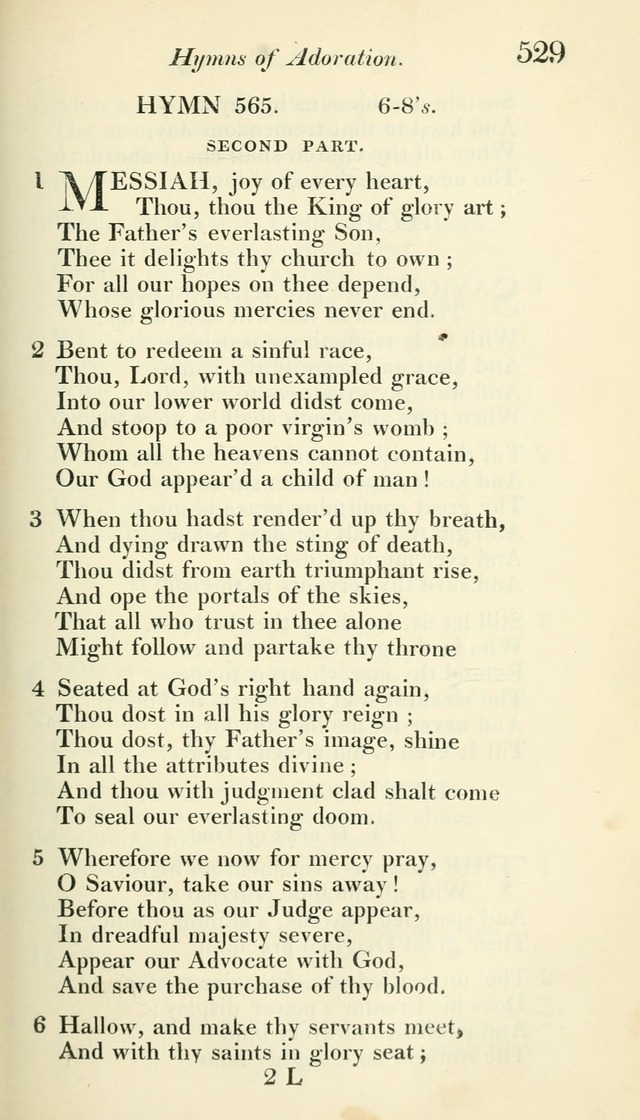 A Collection of Hymns, for the Use of the People Called Methodists, with a Supplement page 531