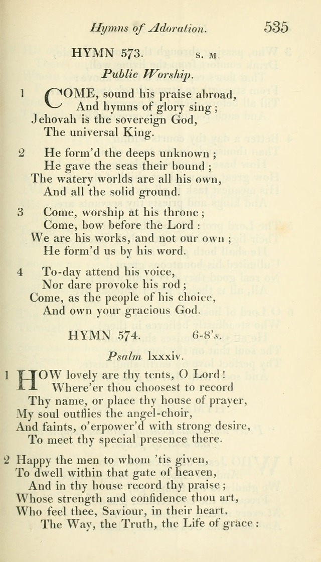 A Collection of Hymns, for the Use of the People Called Methodists, with a Supplement page 537