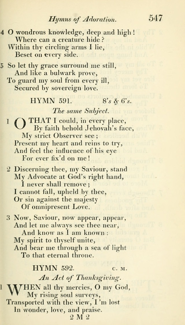 A Collection of Hymns, for the Use of the People Called Methodists, with a Supplement page 549