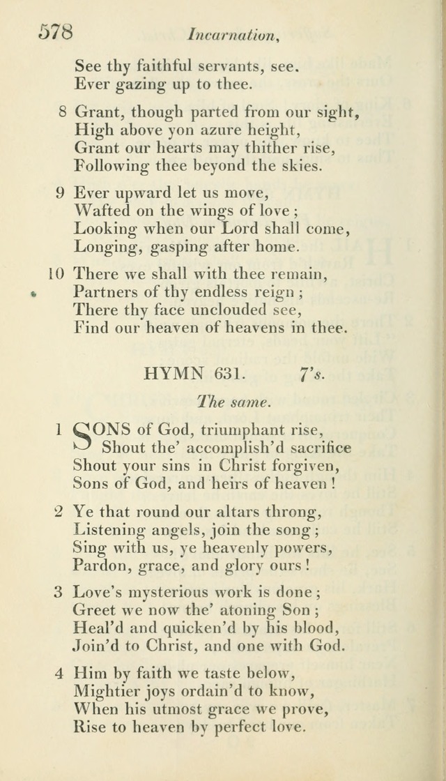 A Collection of Hymns, for the Use of the People Called Methodists, with a Supplement page 580