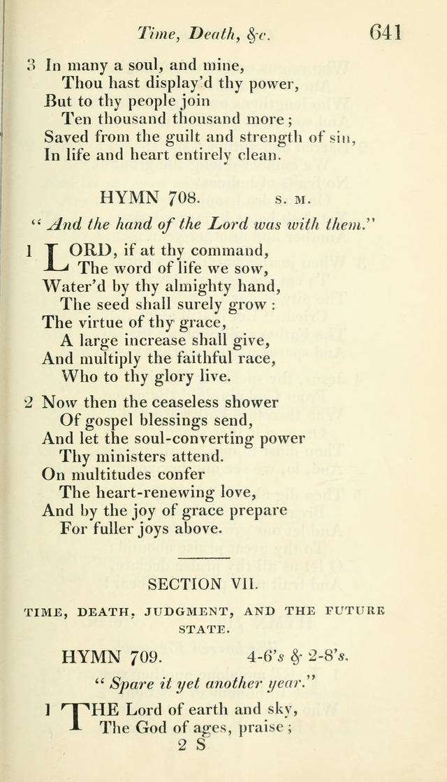 A Collection of Hymns, for the Use of the People Called Methodists, with a Supplement page 643