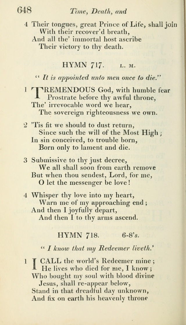A Collection of Hymns, for the Use of the People Called Methodists, with a Supplement page 650