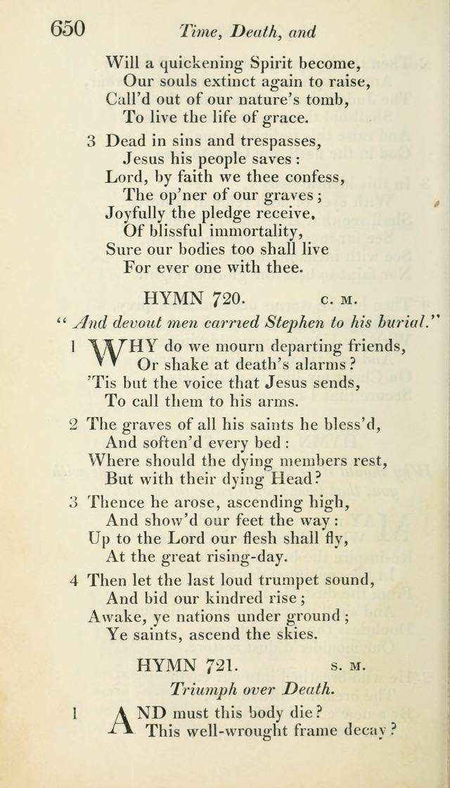 A Collection of Hymns, for the Use of the People Called Methodists, with a Supplement page 652