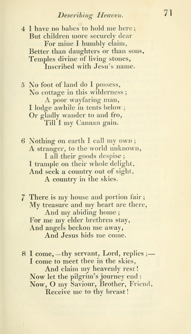A Collection of Hymns, for the Use of the People Called Methodists, with a Supplement page 73