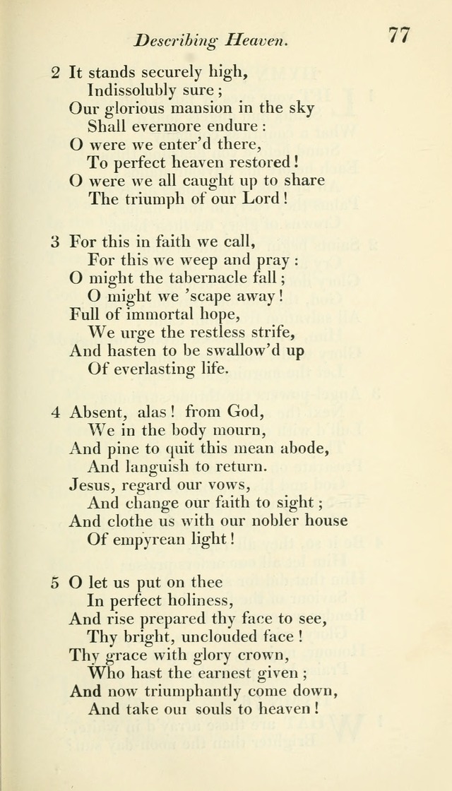 A Collection of Hymns, for the Use of the People Called Methodists, with a Supplement page 79