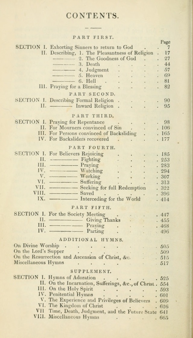 A Collection of Hymns, for the Use of the People Called Methodists, with a Supplement page 8