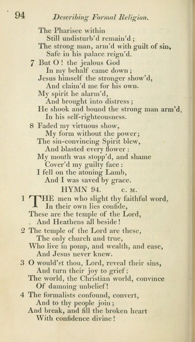 A Collection of Hymns, for the Use of the People Called Methodists, with a Supplement page 96