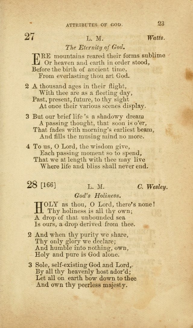 A Collection of Hymns, for the use of the United Brethren in Christ: taken from the most approved authors, and adapted to public and private worship page 23