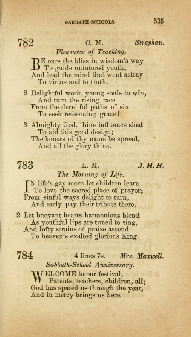 A Collection of Hymns, for the use of the United Brethren in Christ: taken from the most approved authors, and adapted to public and private worship page 539