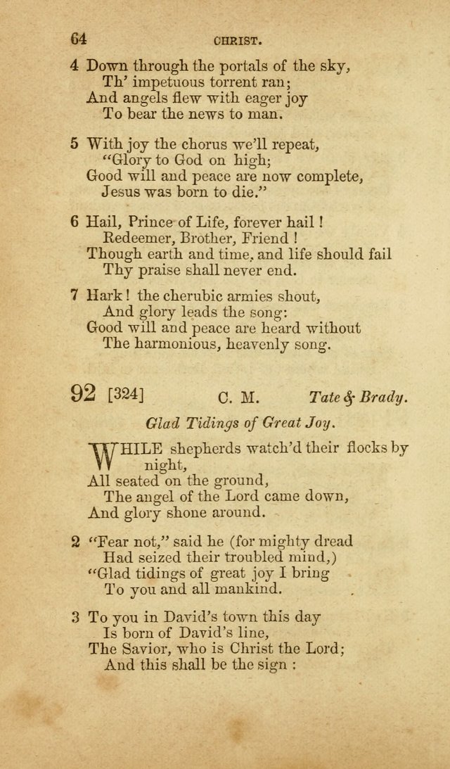 A Collection of Hymns, for the use of the United Brethren in Christ: taken from the most approved authors, and adapted to public and private worship page 64