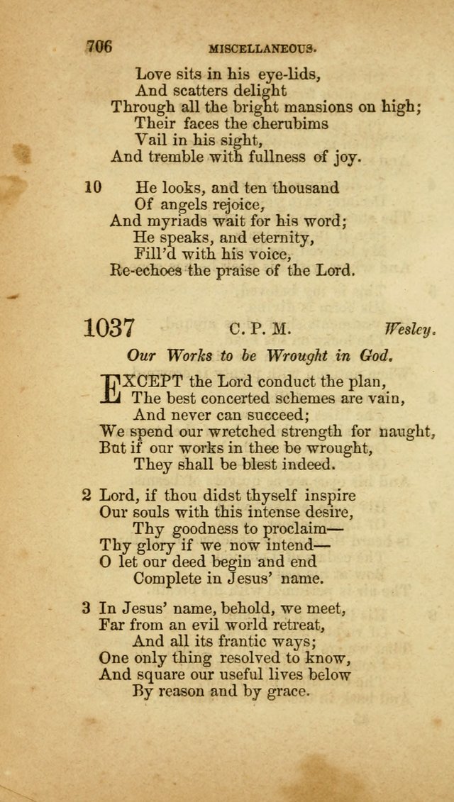 A Collection of Hymns, for the use of the United Brethren in Christ: taken from the most approved authors, and adapted to public and private worship page 710