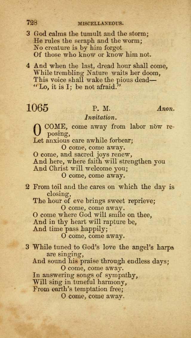 A Collection of Hymns, for the use of the United Brethren in Christ: taken from the most approved authors, and adapted to public and private worship page 732