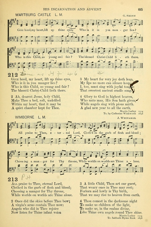The Church Hymnary: a collection of hymns and tunes for public worship page 105