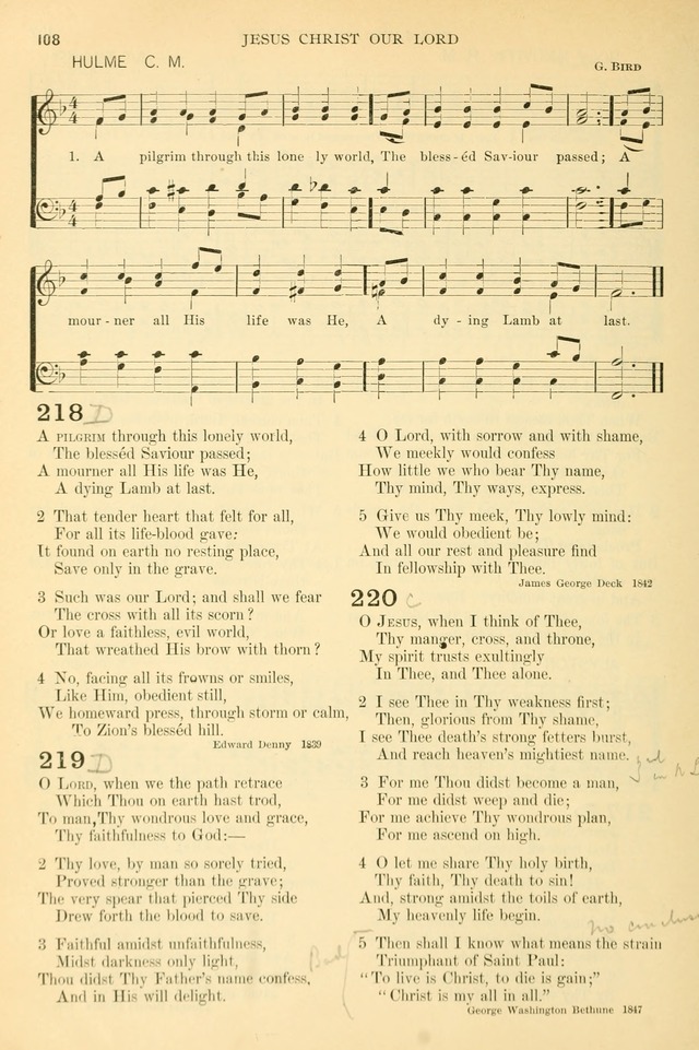 The Church Hymnary: a collection of hymns and tunes for public worship page 108