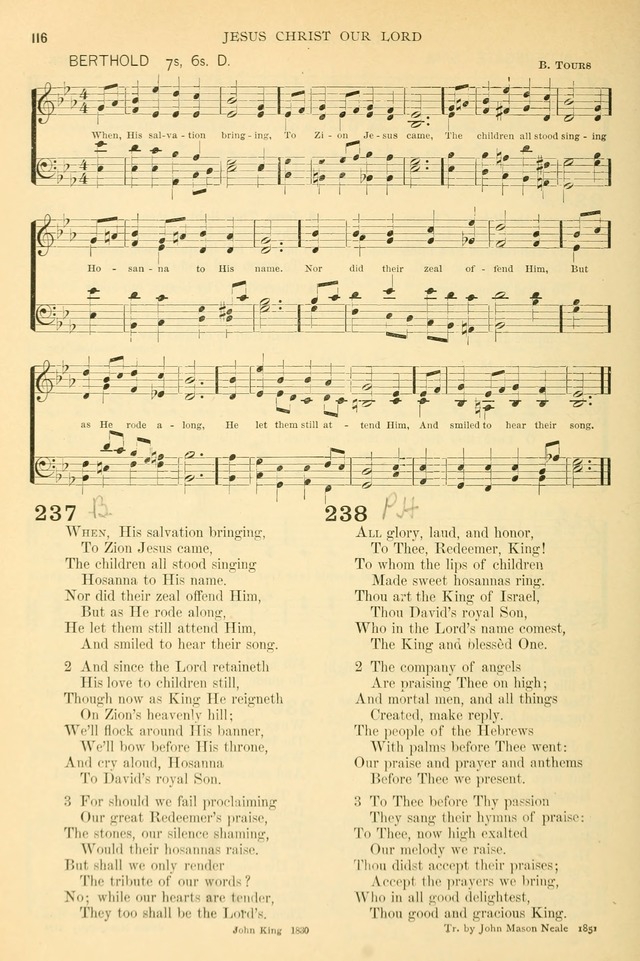The Church Hymnary: a collection of hymns and tunes for public worship page 116