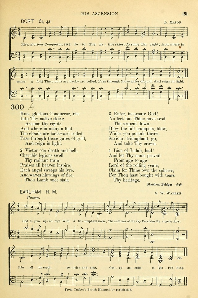 The Church Hymnary: a collection of hymns and tunes for public worship page 151