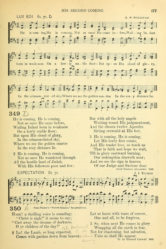 The Church Hymnary: a collection of hymns and tunes for public worship page 177