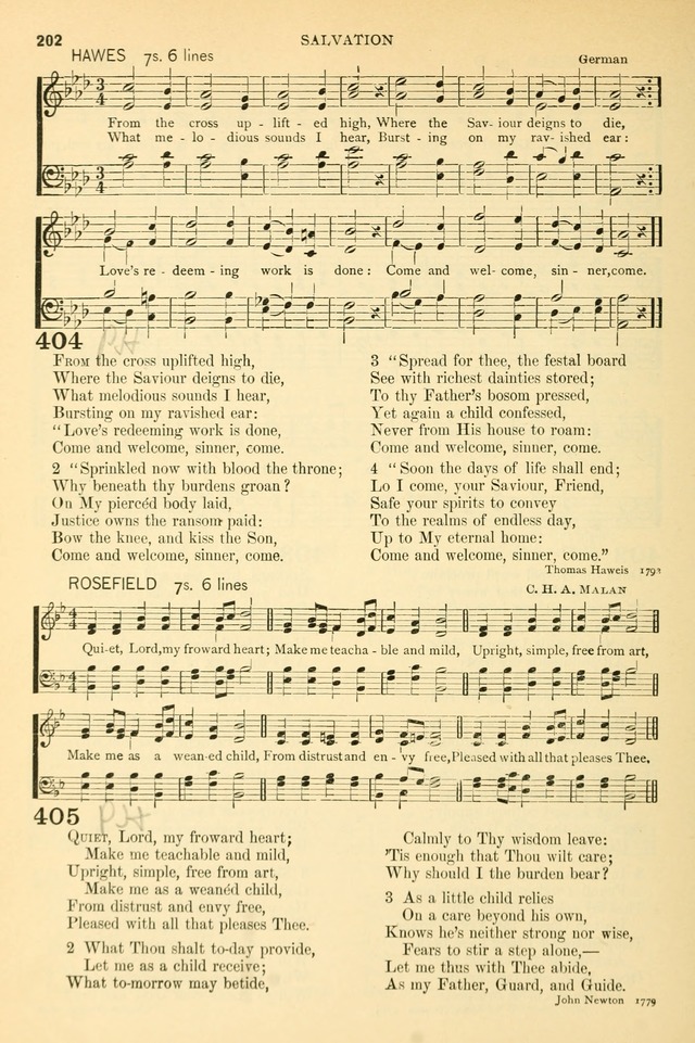 The Church Hymnary: a collection of hymns and tunes for public worship page 202